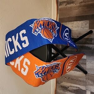 NEW YORK KNICKS/KIA REVERSIBLE SCARF BLUE, ORANGE, & WHITE
